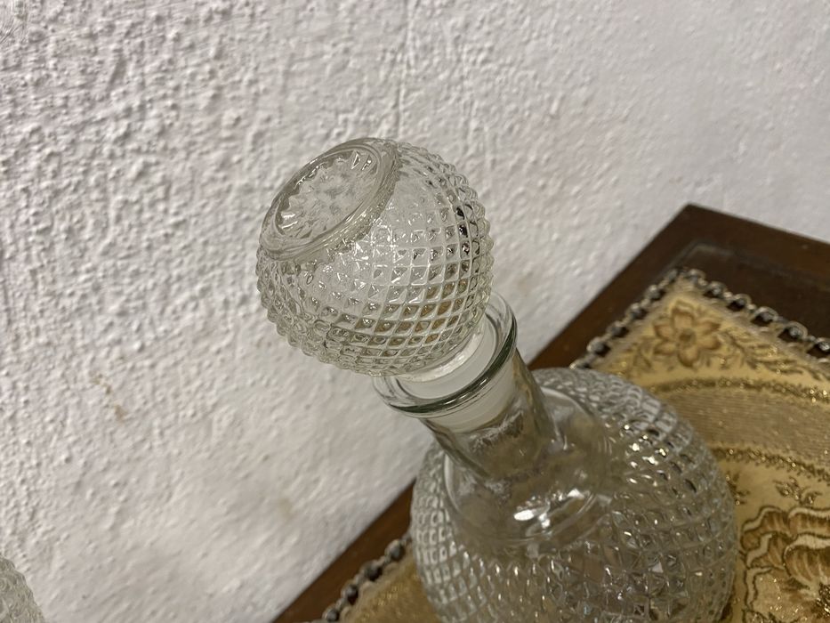 Кристални гарафи Kitchen Goods Великобритания 1950 гарафа