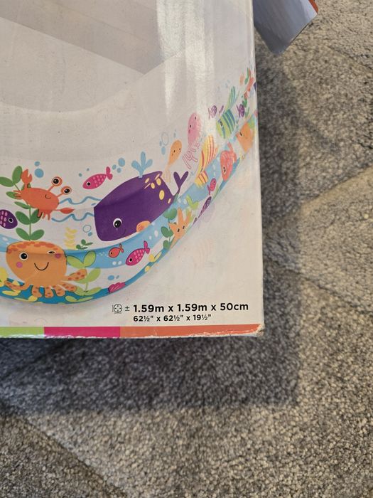 Детски басейн INTEX голям 1.59х1.59×0.5