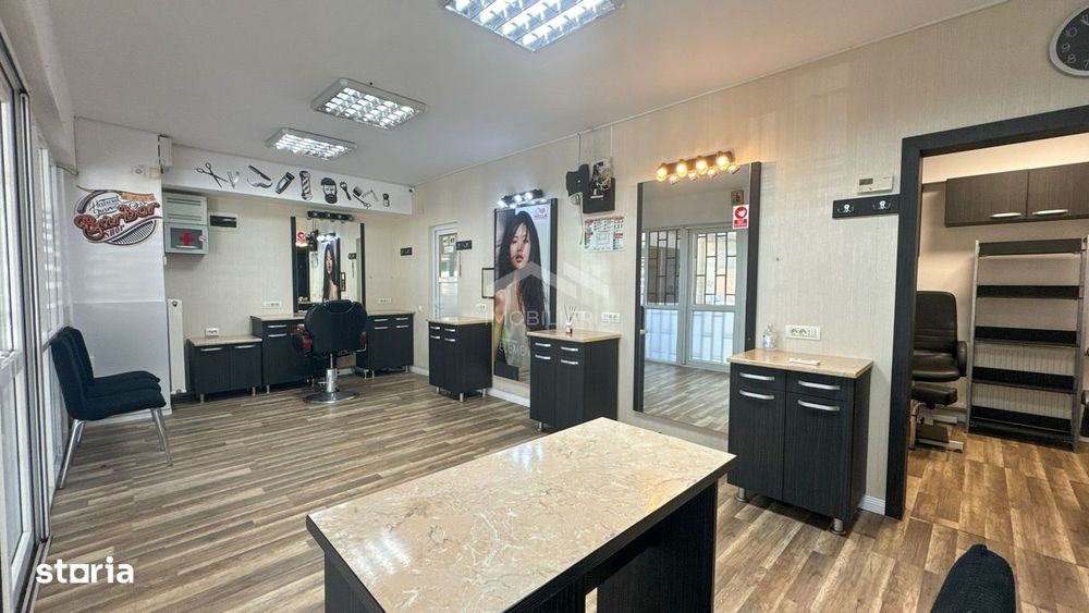 Loc de lucru salon: frizerie, coafor, gene, unghii – 250 €/lună