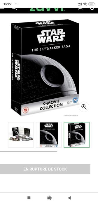 Vând DVD starwars