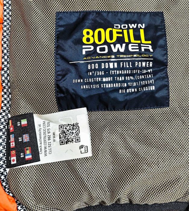 Ciesse Piumini 800 Оригинална мъжка пухена грейка с пух размер 48