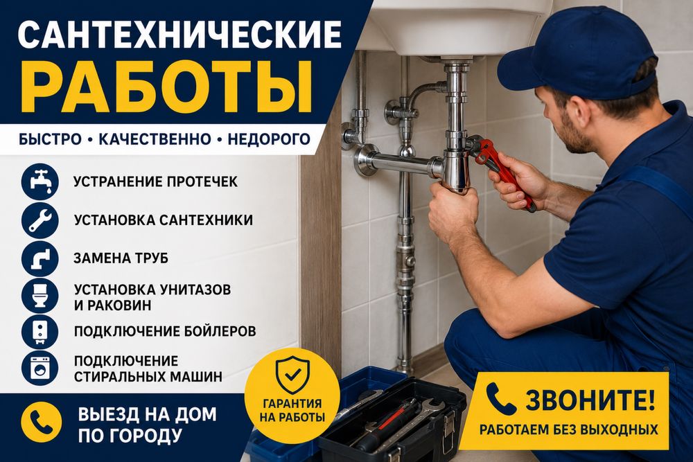 Устранение протечек Услуги сантехника Выезд на дом | Гарантия