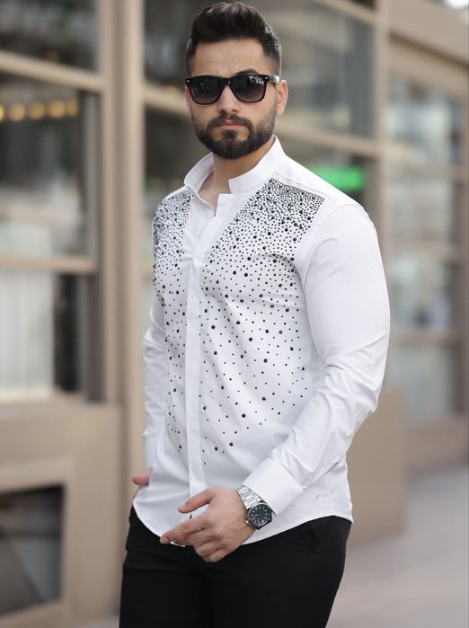 Camasi Casual/Elegant cu pietricele, ștrasuri! Calitate superioar!