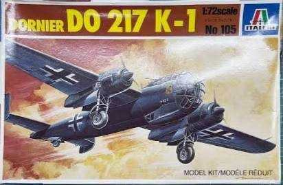 Сборная модель самолета До́рнье Do 217 K-1 (Italeri 1:72)