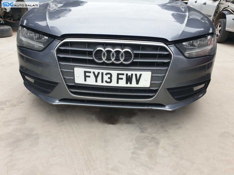 Bara Spoiler Fata Dezechipata cu Grila cu Emblema si Locas Senzori de Parcare cu Imperfectiune Audi A4 B8 B8.5 FL Facelift 2012 - 2015 Culoare LX7R [Q2431] [Q2432]