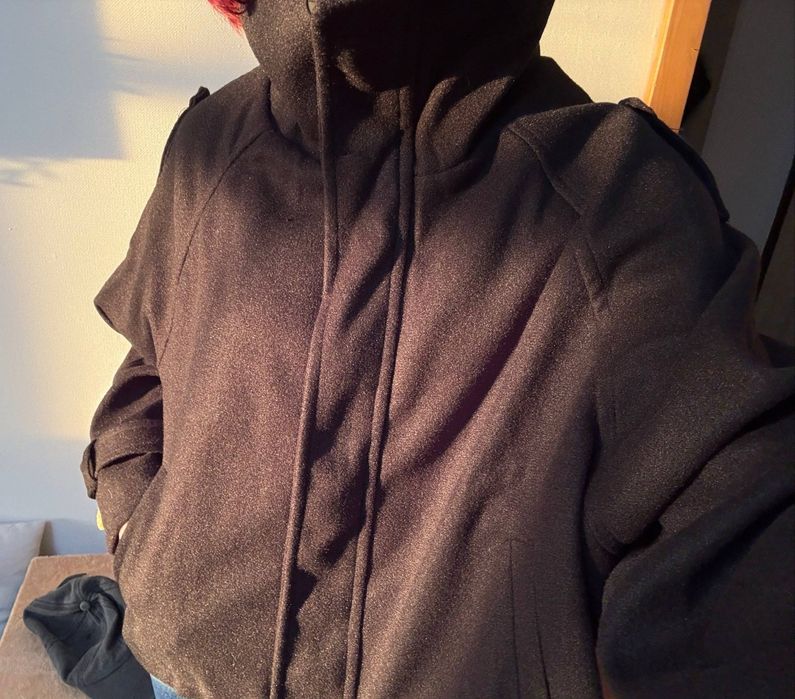 Трендовое пальто с горлом