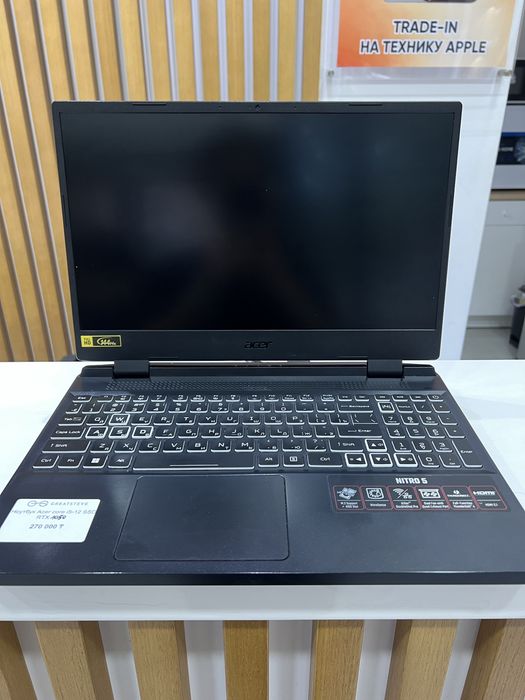 Ноутбук Acer core i5-12 SSD RTX 4050
