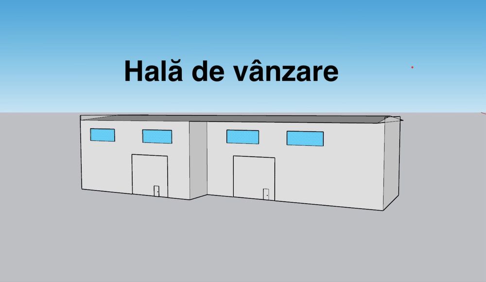 Hala metalica in zona industriala