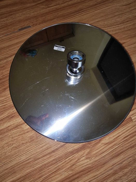 Palarie dus argintie pe rotund, HANSGROHE