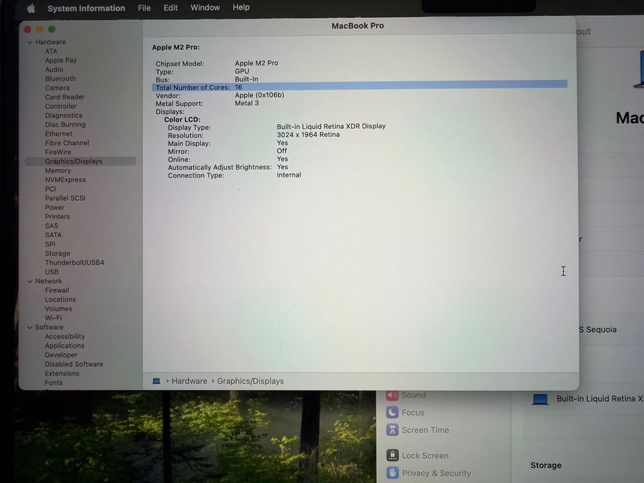 MacBook Pro 14" M2 PRO 10-Core CPU, 16-Core GPU, 32GB RAM, 512GB SSD