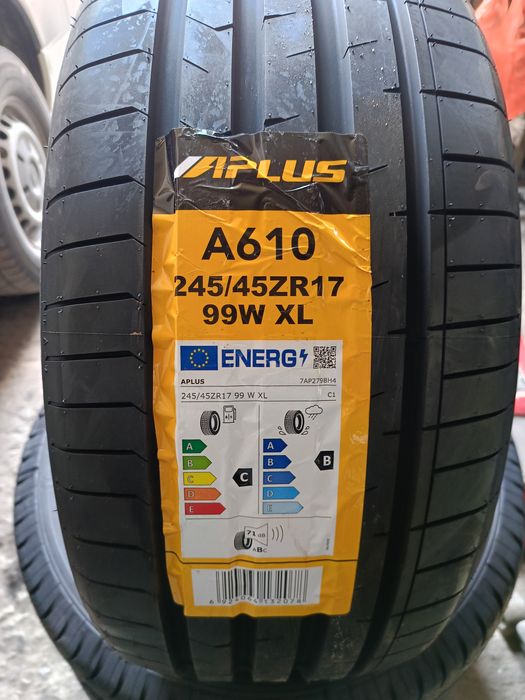 НОВИ ЛЕТНИ -17цола -245/45-1бр.-140лв."APLUS"-с монтаж и баланс