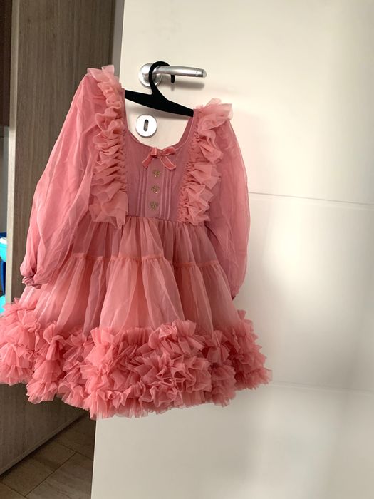 Superba rochie fetița noua m100/110