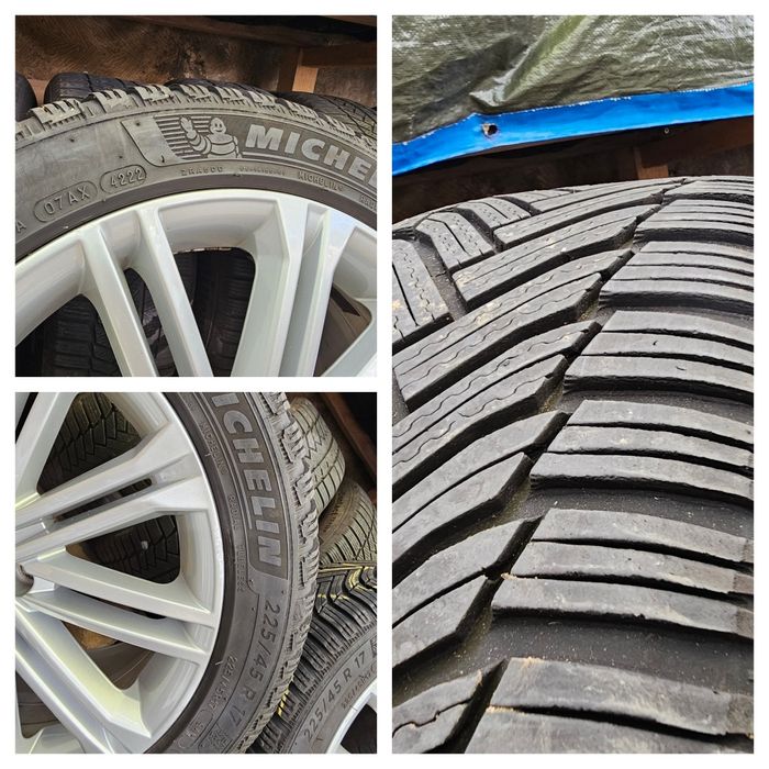 Jante aliaj 17" Skoda Octavia/Seat/Volkswagen anvelope iarna 225 45 17