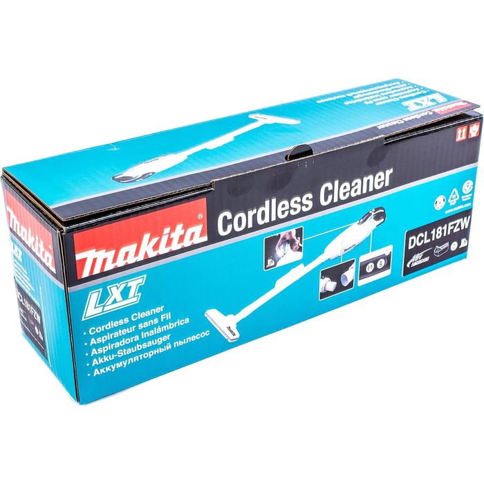 Вертикална прахосмукачка Makita DCL181FZW
