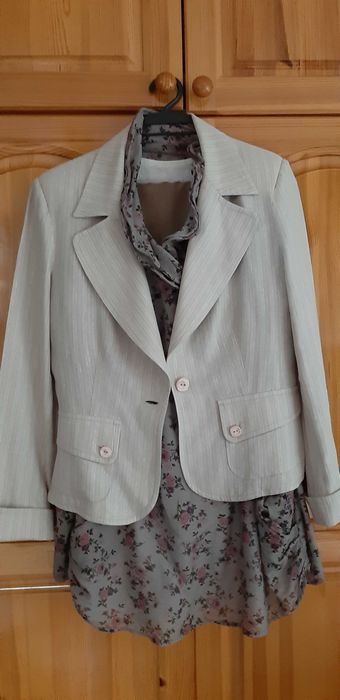 Костюм ЛЕН 3 Части–САКО + ПАНТАЛОН +ТУНИКА Памук! НОВИ!Пролет/Есен