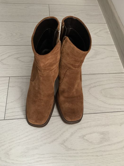 Botine maro Schuh 38