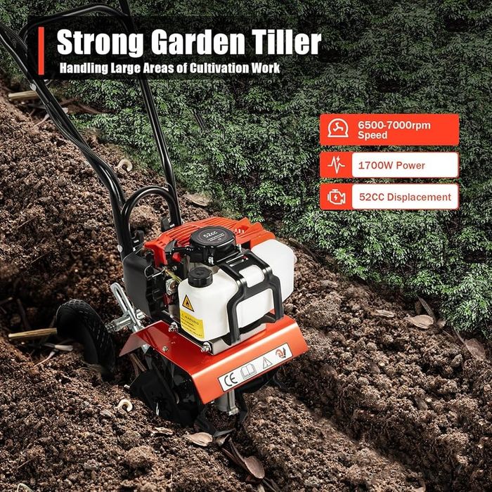 Motocultor pe benzina 2 timpi.