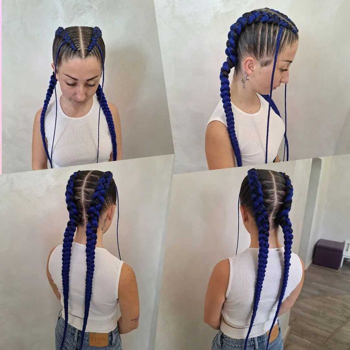 Плетене на афро плитки, туистери, къдрици, канекалон