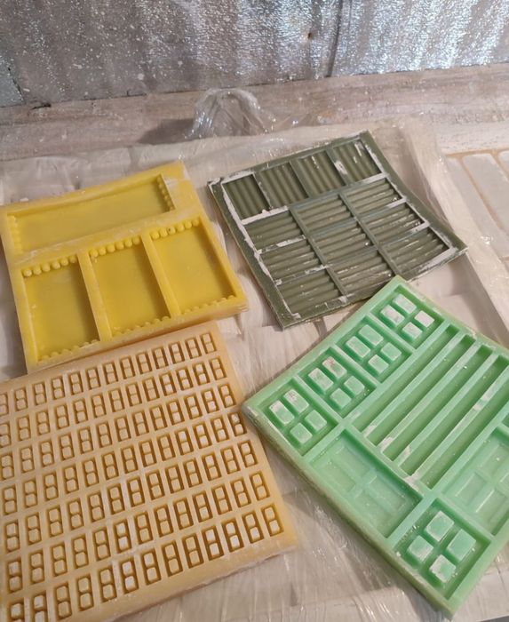 Формы для гипса 3D панели