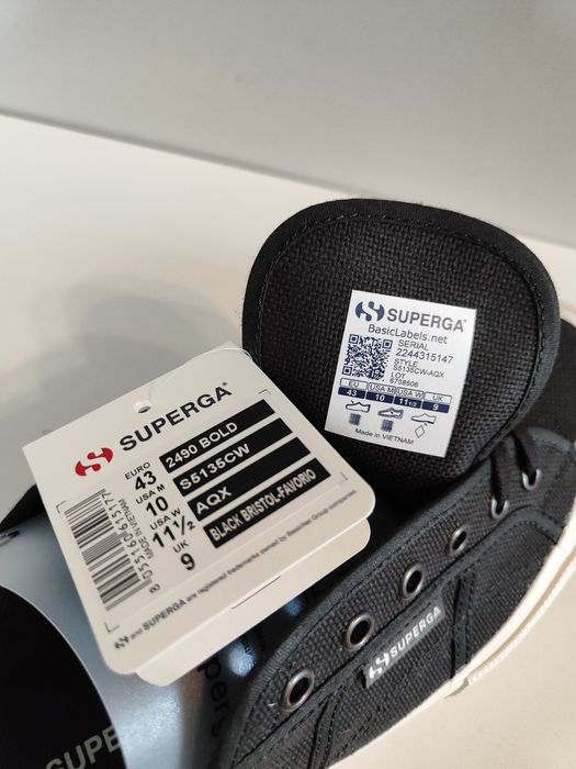 Новые кеды Superga размер 43