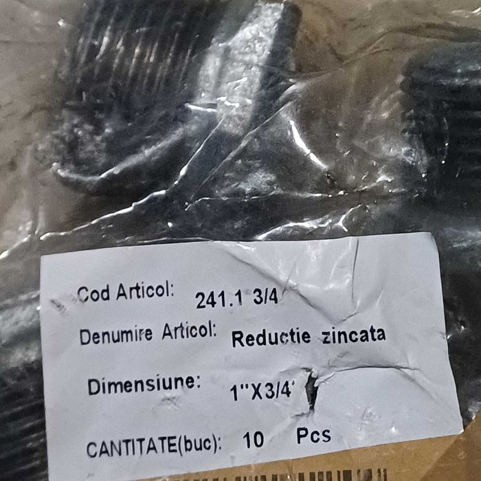 Vând 180 reducti zincate