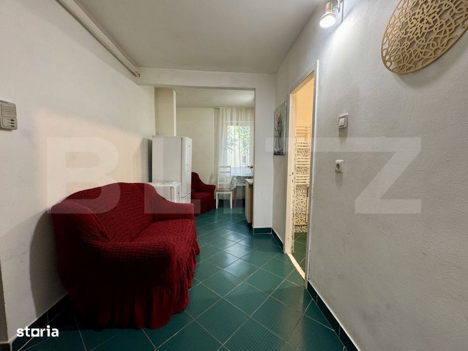 Garsoniera de vanzare, 28 mp, parter, zona Tudor