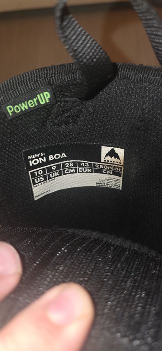 Boots burton ion double boa 43