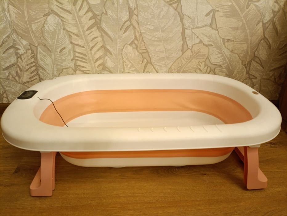 Складная ванночка (розовая)