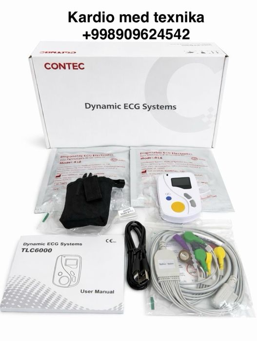 Холтер экг мониторинг Contec TLC 6000 Holter ekg