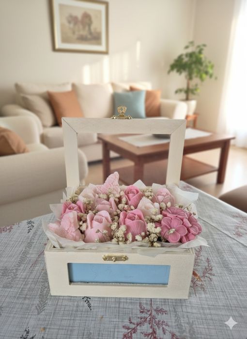 Aranjamente florale din ceara de soia