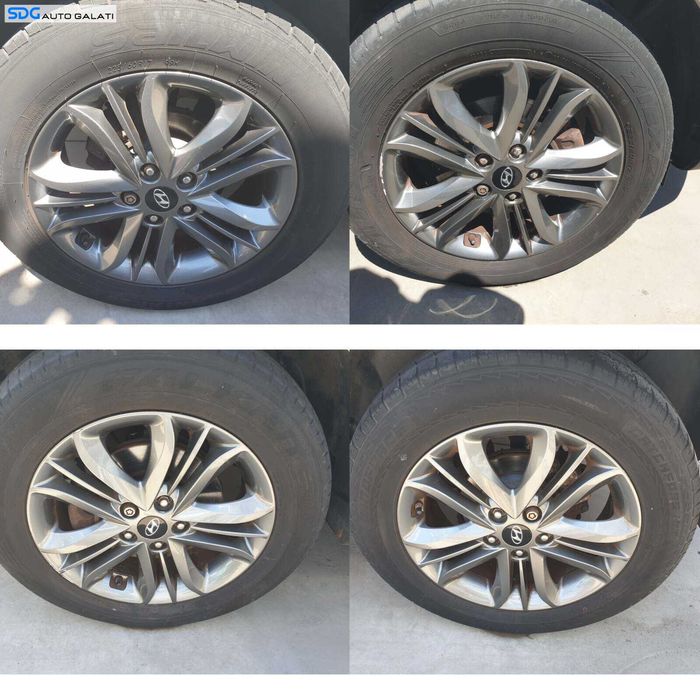 Set 4 Jante Roti Aliaj Aluminiu 225 60 17 R17 Kia Carens 2007 - 2016 [Q2958]