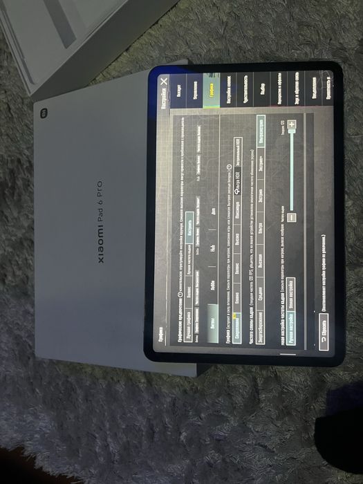 xiomi pad 6 pro sotiladi igravoy pubgda 120 pfs ochadi 144 gerts