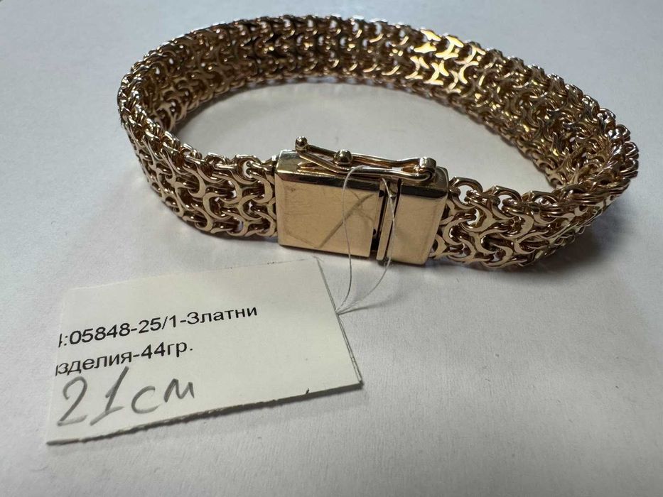 Златна гривна 44гр.21см.
