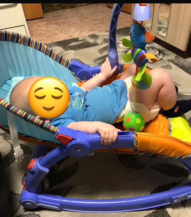 Шезлонг детский