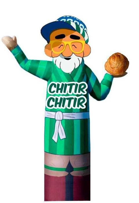 Батут реклама, надувной, одам чакиради (odamlarni chaqiradi)