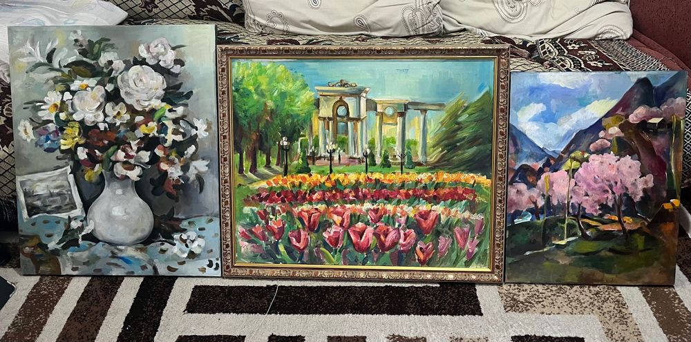 Три Картины маслом на холсте