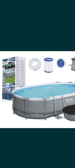 Бассейн intex Bestway 488x305x107 каркасный