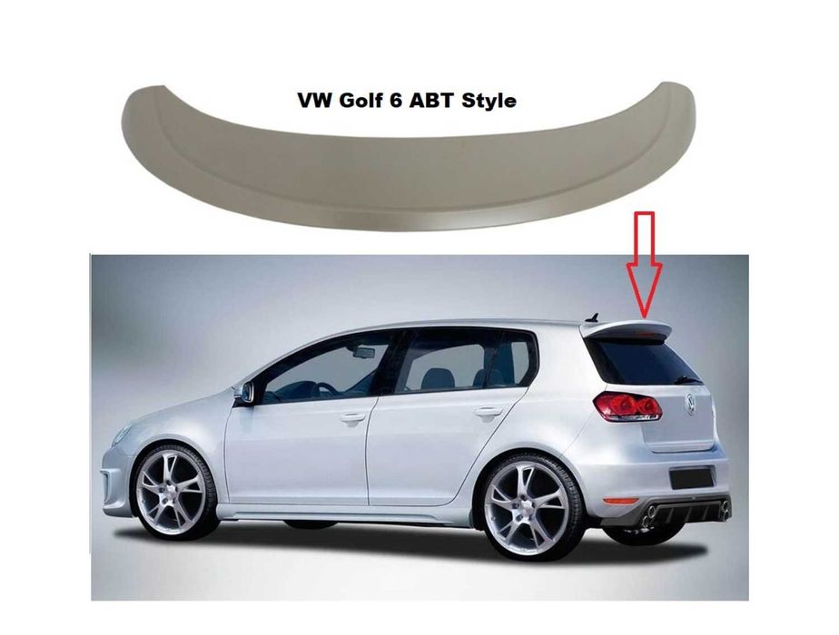 Спойлер задно стъкло, ABT Style, VW Golf 6 ГОТОВ ЗА БОЯДИСВАНЕ