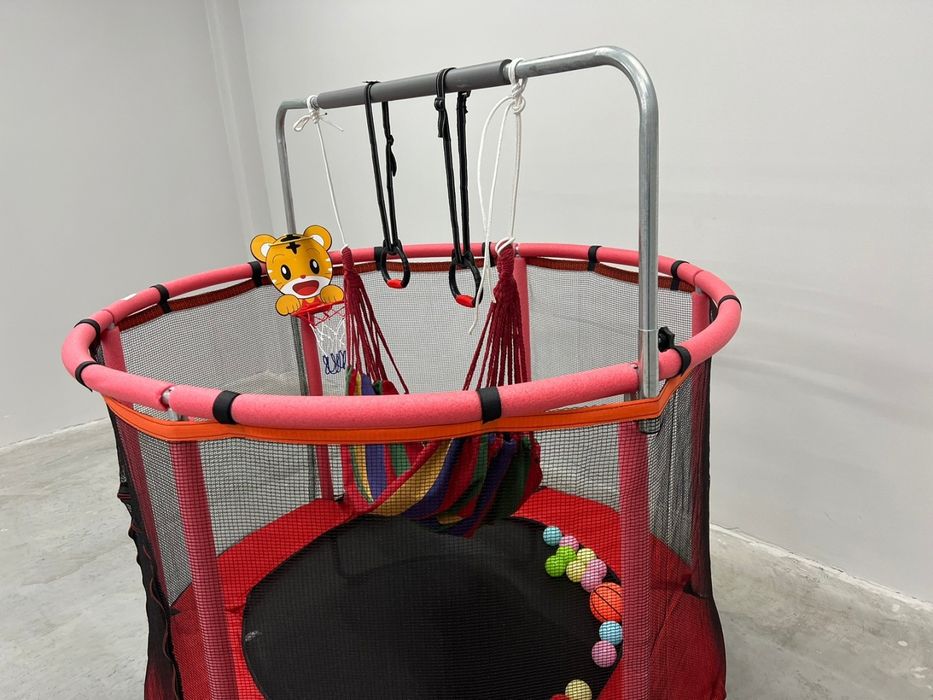 (Sf-13) Батут, баскетбольное кольцо, игровой центр