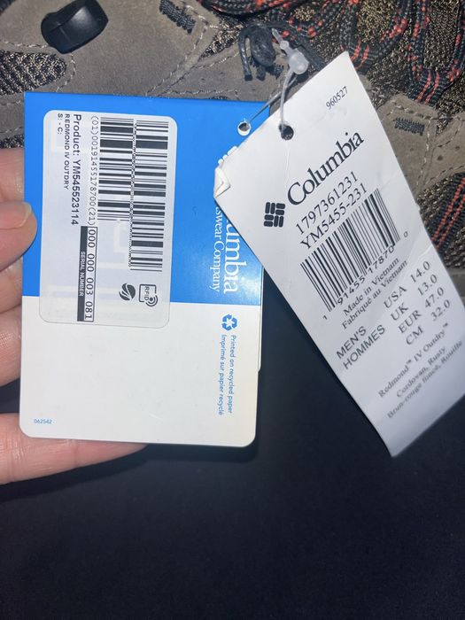 Columbia и  SVNKE мъжкк спортни обувки