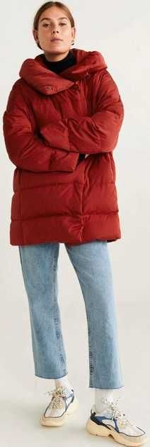 пуховик Mango средней длины