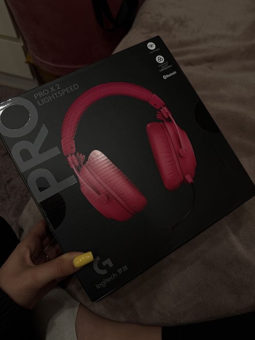 Наушники Logitech G Pro X2 Lightspeed розовый
