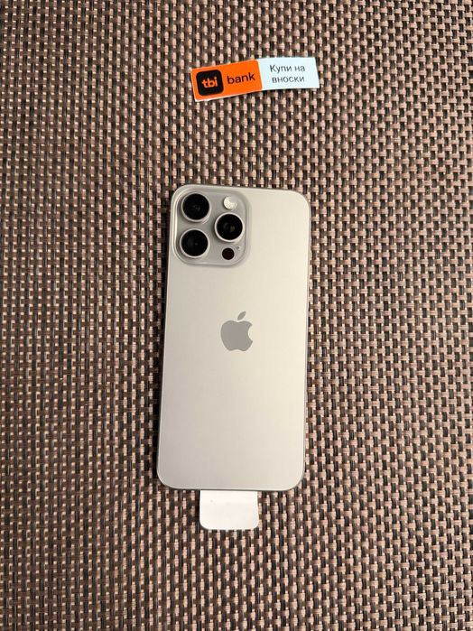 НОВ! iPhone 15 Pro MAX Лизинг от 33€/м Natural Titanium 256GB ГАРАНЦИЯ