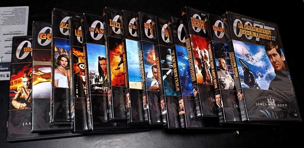 007 James Bond, 13 DVD-uri + 6 DVD-uri seria Harry Potter