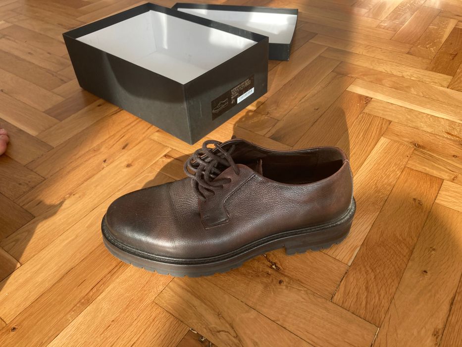 Massimo Dutti Leather Derby Shoes, brown, Ref. 2233/650