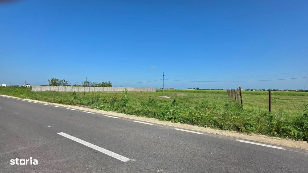Teren extravilan 2000 mp – deschidere 44 ml la DN – Movilița