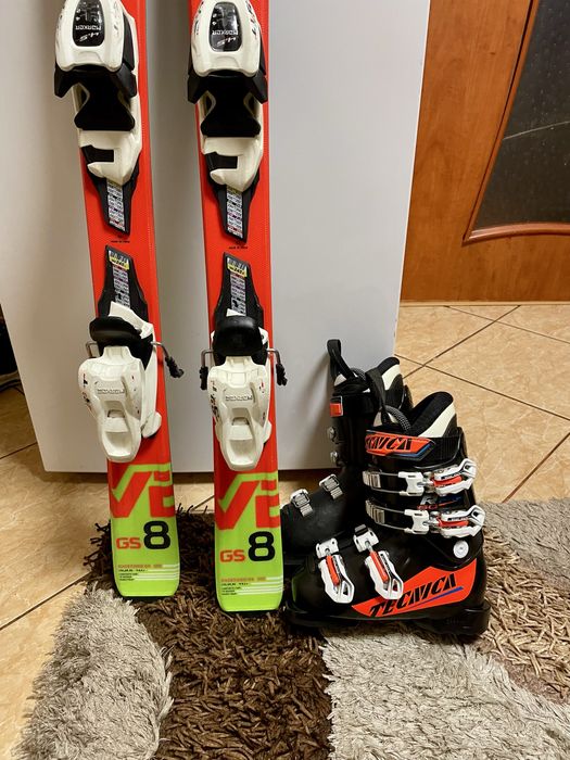 Schiuri copii 100 cm volkal cu clapari skiuri