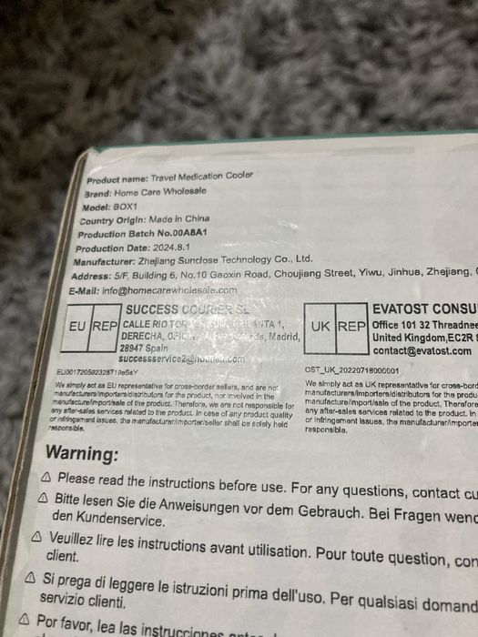 Mini frigider pentru insulina secrets box, Nou