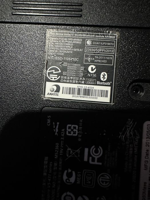 Acer Aspire v5 -431