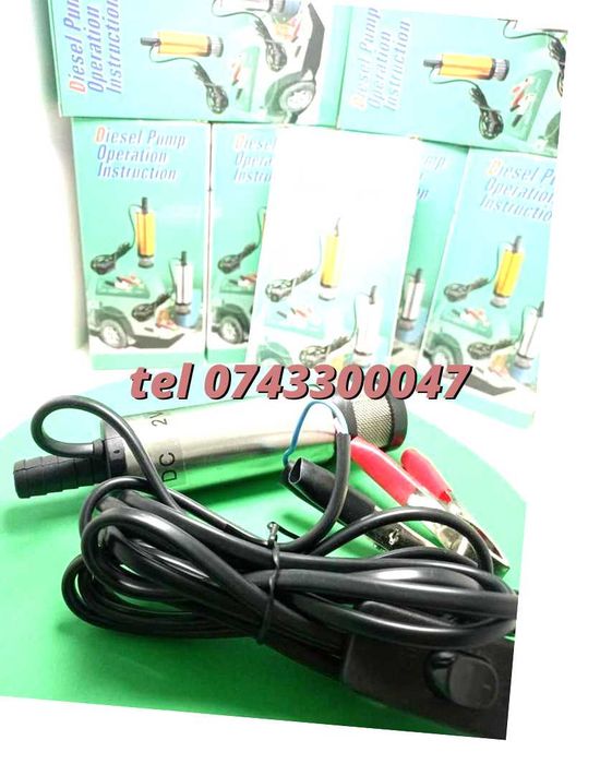 Promotie Pompa Extractor Combustibil 12V Si Auto Amorsare Si Motorina